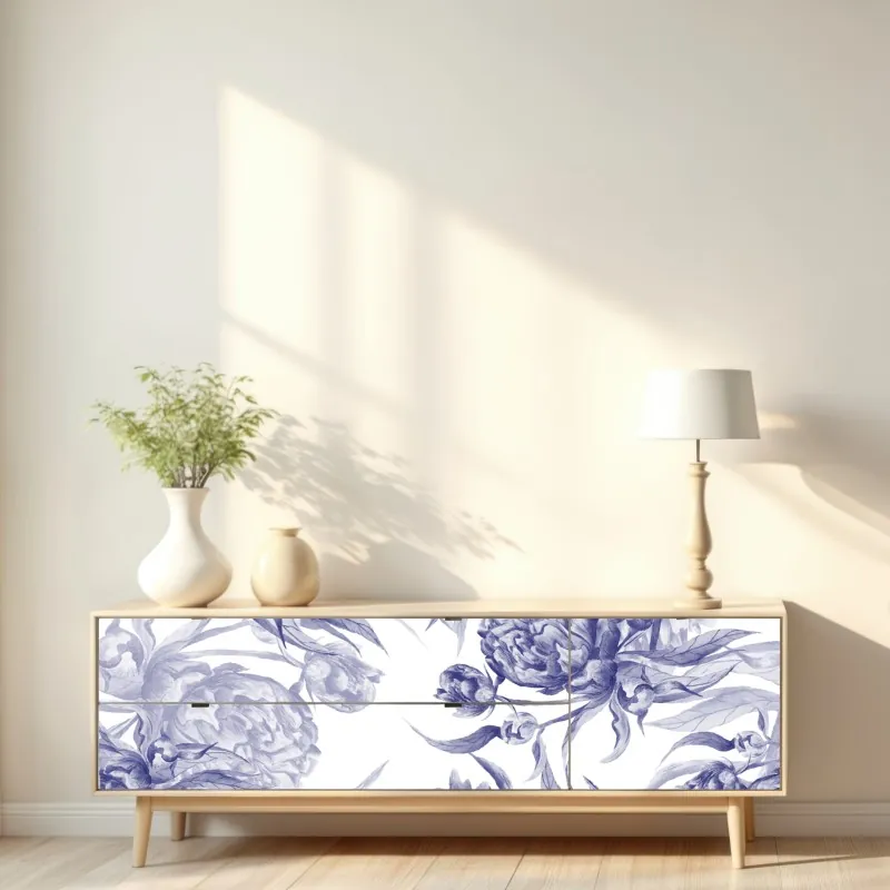 Naklejka repozycjonowalna monochromatyczny wzór łuków – Wallissimo®