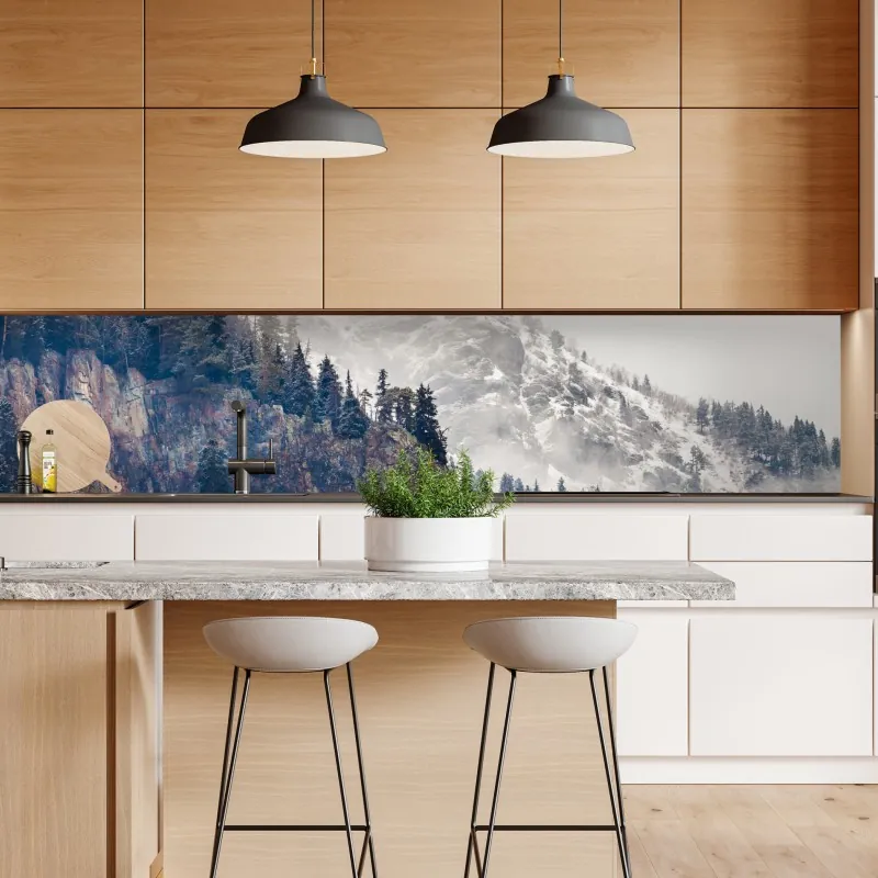 Naklejka repozycjonowalna Toskańskie pagórki o zachodzie słońca – Wallissimo®