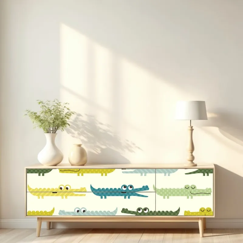 Naklejka repozycjonowalna żywe tropikalne kwiaty heliconia – Wallissimo®