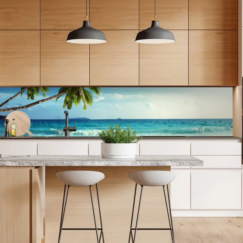 Naklejka repozycjonowalna różowy flaming w akwareli – Wallissimo®