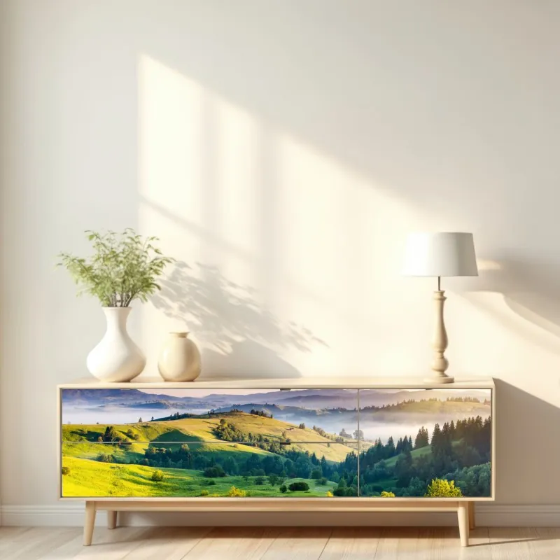 Naklejka repozycjonowalna portret studyjny czarnego labradora – Wallissimo®