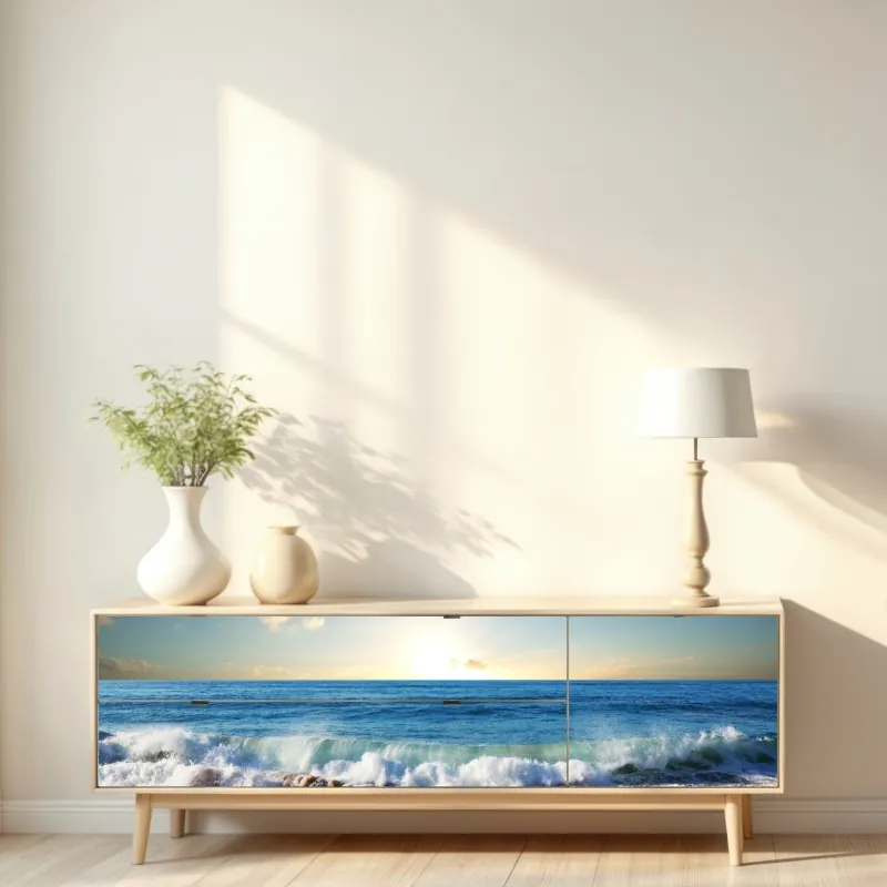 Naklejka repozycjonowalna pastelowy pop-artowy portret piękna – Wallissimo®