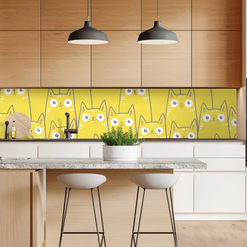 Naklejka repozycjonowalna złote geometryczne fasety – Wallissimo®