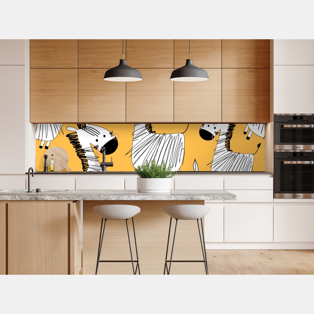 Naklejka repozycjonowalna zabawny wzór z zebrą do pokoju dziecięcego – Wallissimo® Naklejka repozycjonowalna zabawny wzór z zebrą do pokoju dziecięcego – Wallissimo®