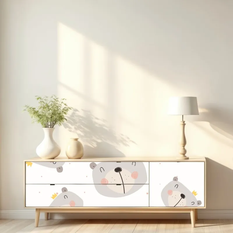 Naklejka repozycjonowalna trzy dmuchawce na turkusowym tle – Wallissimo®