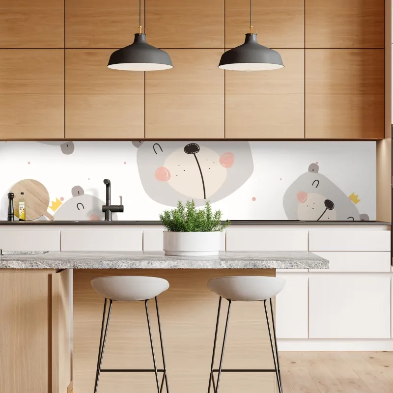 Naklejka repozycjonowalna wzór z misiami do pokoju dziecięcego – Wallissimo® Naklejka repozycjonowalna wzór z misiami do pokoju dziecięcego – Wallissimo®