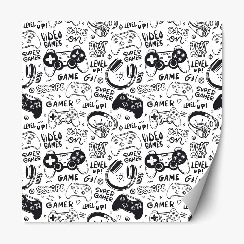 Naklejka repozycjonowalna ciepły wirujący abstrakcyjny wzór – Wallissimo®