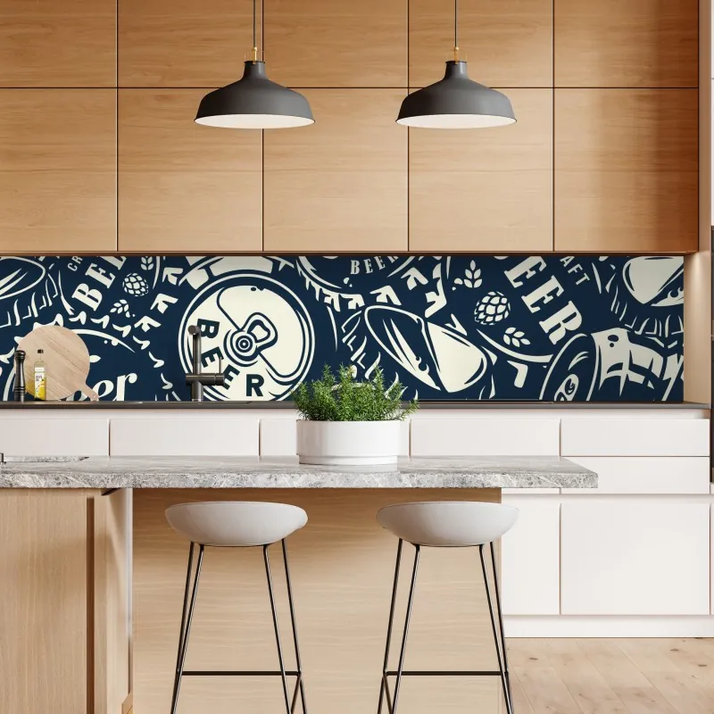 Naklejka repozycjonowalna spokojna ścieżka w bambusowym lesie – Wallissimo®