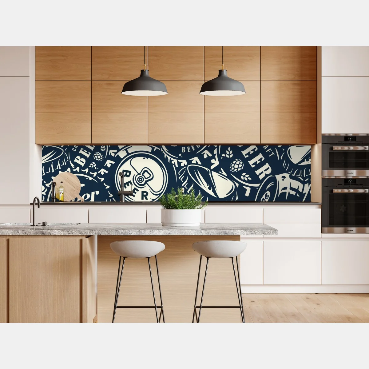 Naklejka repozycjonowalna wzór kapsli piwa rzemieślniczego – Wallissimo® Naklejka repozycjonowalna wzór kapsli piwa rzemieślniczego – Wallissimo®