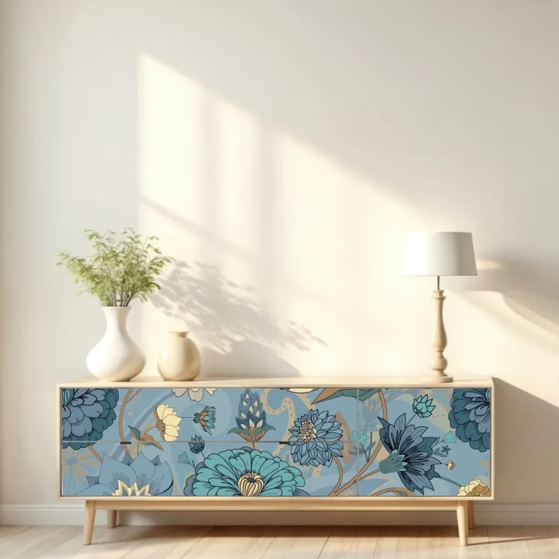 Naklejka repozycjonowalna różowy flaming z bliska – Wallissimo®