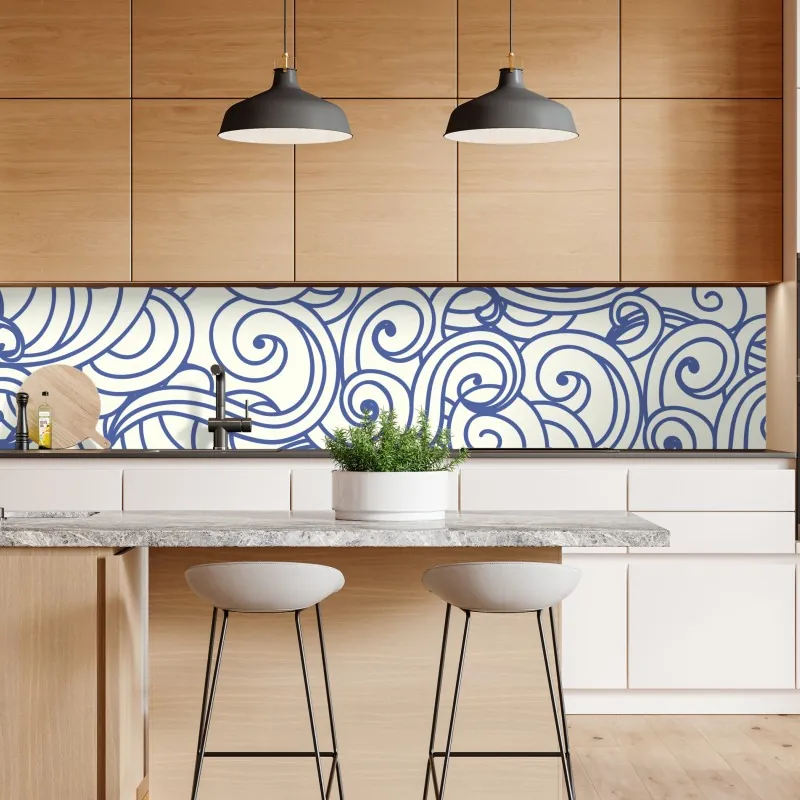 Naklejka repozycjonowalna słoneczny dzień na plaży – Wallissimo®