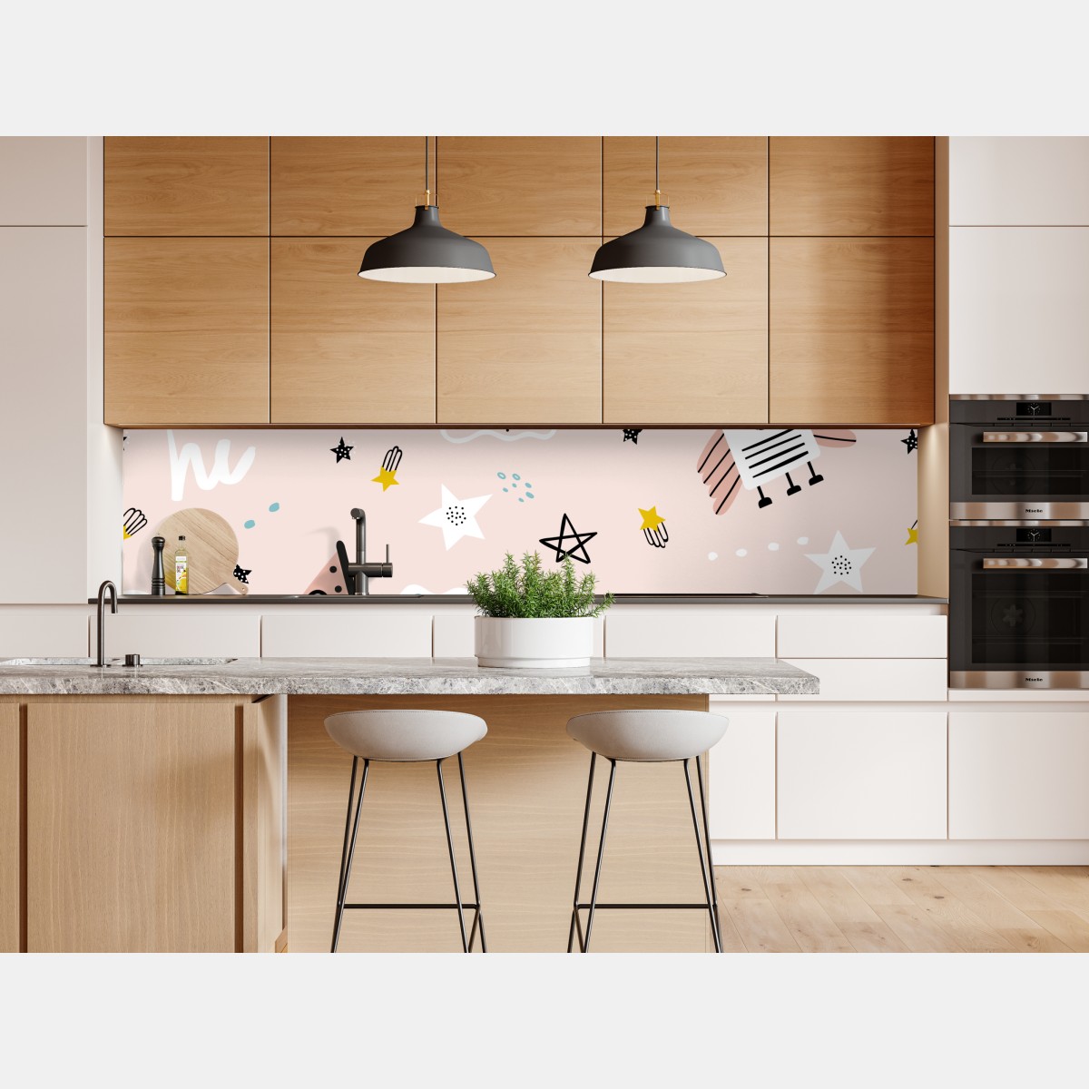 Naklejka repozycjonowalna zabawny pastelowy wzór kosmiczny dla dzieci – Wallissimo® Naklejka repozycjonowalna zabawny pastelowy wzór kosmiczny dla dzieci – Wallissimo®
