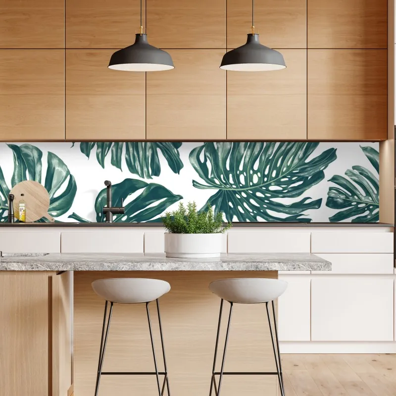 Naklejka repozycjonowalna słoneczny port śródziemnomorski – Wallissimo®