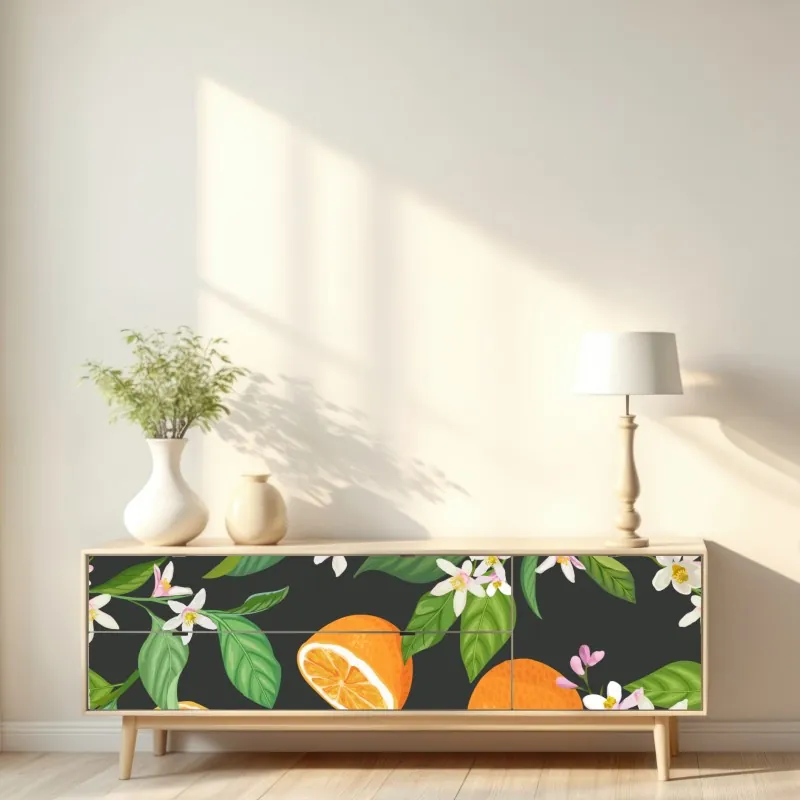 Naklejka repozycjonowalna spokojna ścieżka w bambusowym lesie – Wallissimo®