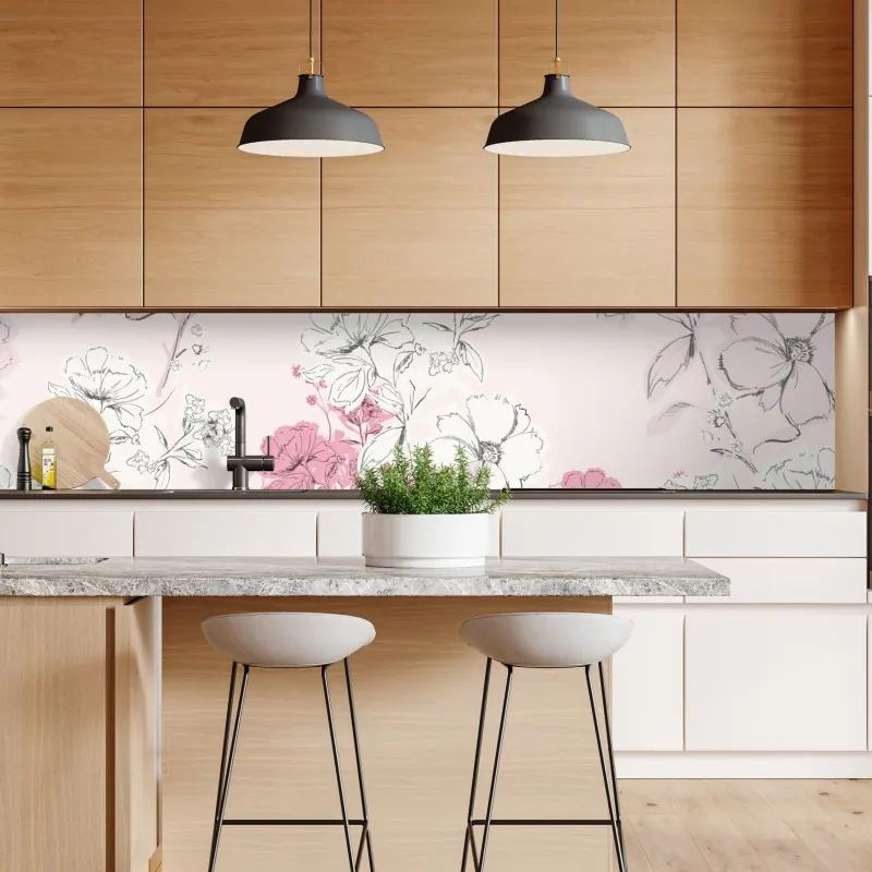 Naklejka repozycjonowalna bujne liście monstery – Wallissimo®