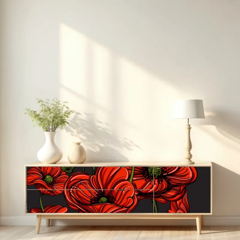 Naklejka repozycjonowalna tropikalny motyw tukanów – Wallissimo®