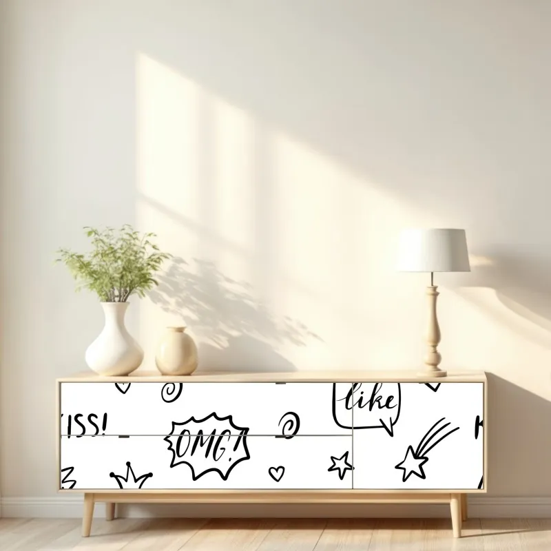 Naklejka repozycjonowalna trzy dmuchawce na turkusowym tle – Wallissimo®