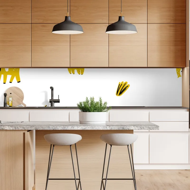 Naklejka repozycjonowalna mglista panorama górska – Wallissimo®