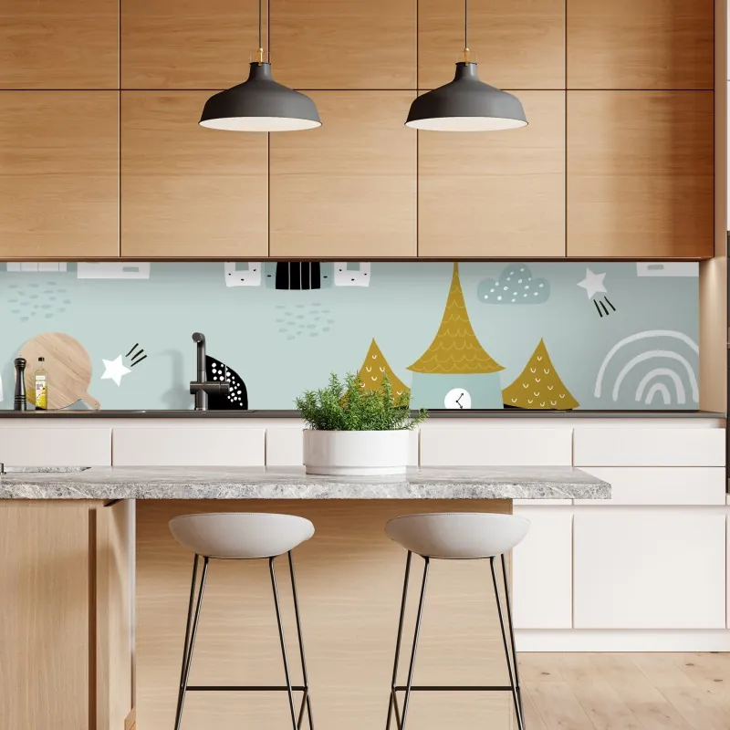 Naklejka repozycjonowalna żywe abstrakcyjne oko w stylu pop art – Wallissimo®