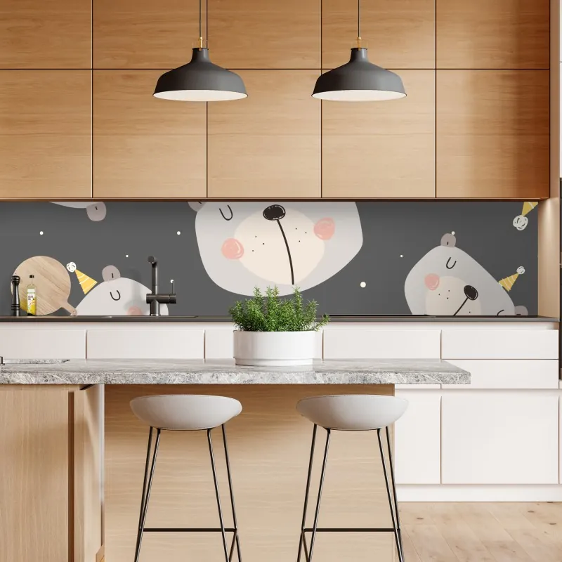 Naklejka repozycjonowalna turkusowy dmuchawiec z bliska – Wallissimo®