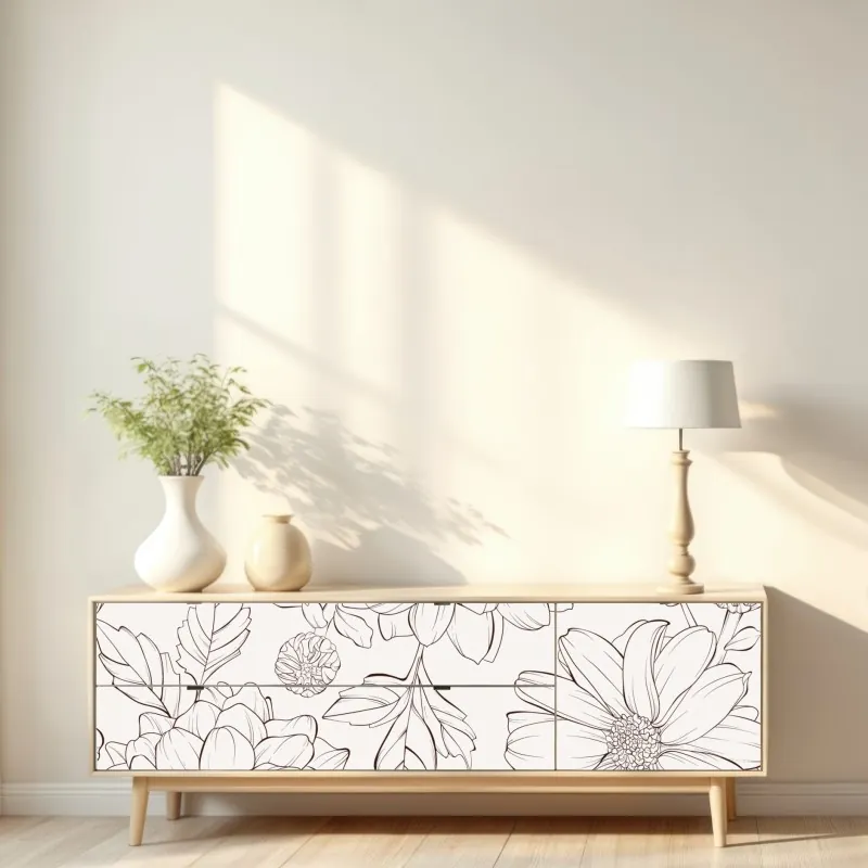 Naklejka repozycjonowalna pastelowe jednorożce i słodkości – Wallissimo®