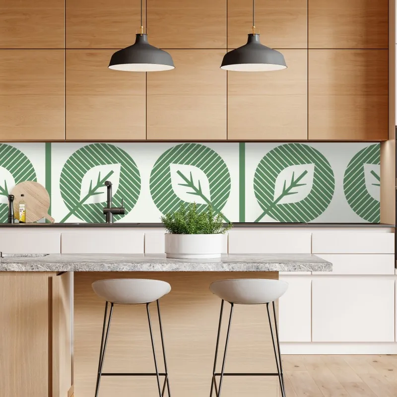 Naklejka repozycjonowalna radosny geometryczny wzór – Wallissimo®