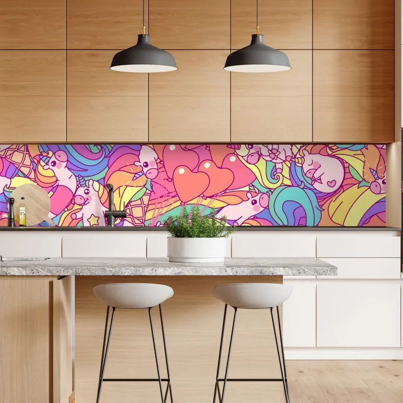 Naklejka repozycjonowalna retro koncentryczne koła – Wallissimo®