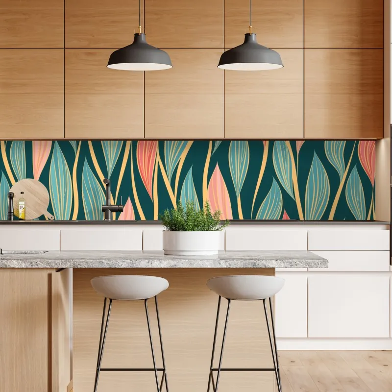 Naklejka repozycjonowalna złote słoneczniki – Wallissimo®