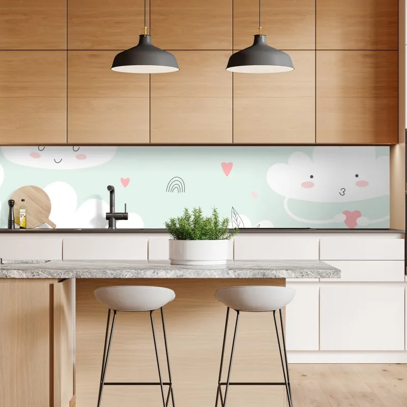 Naklejka repozycjonowalna różowa cukierkowa spirala – Wallissimo®