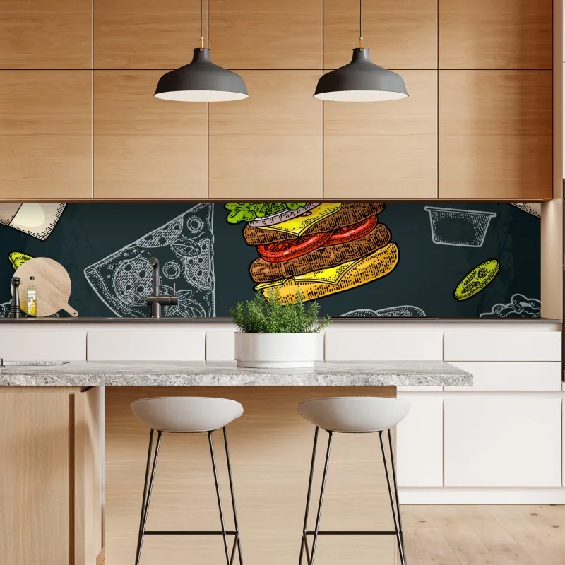 Naklejka repozycjonowalna monochromatyczna tekstura marmuru – Wallissimo®