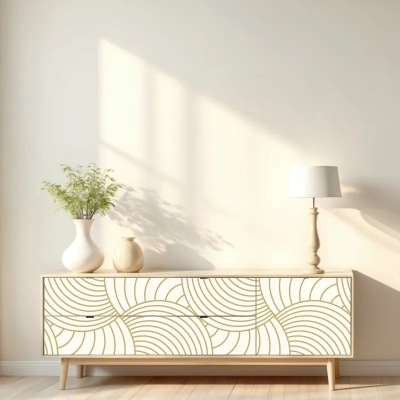 Naklejka repozycjonowalna widok z lotu ptaka na zatokę Port de Sóller – Wallissimo®