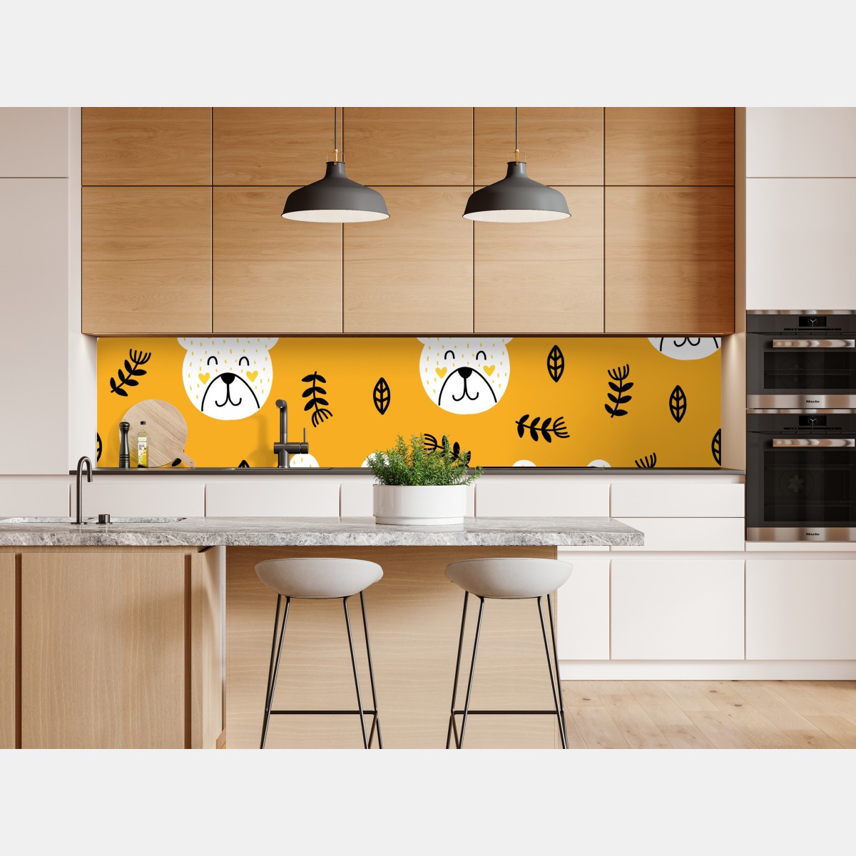 Naklejka repozycjonowalna uroczy wzór z misiem do pokoju dziecięcego – Wallissimo® Naklejka repozycjonowalna uroczy wzór z misiem do pokoju dziecięcego – Wallissimo®