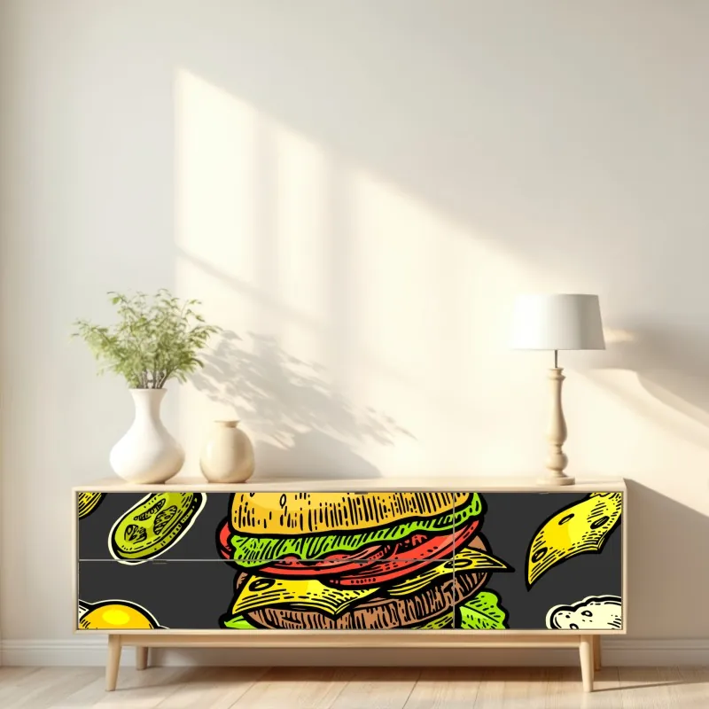 Naklejka repozycjonowalna wschód słońca nad Maroon Bells – Wallissimo®