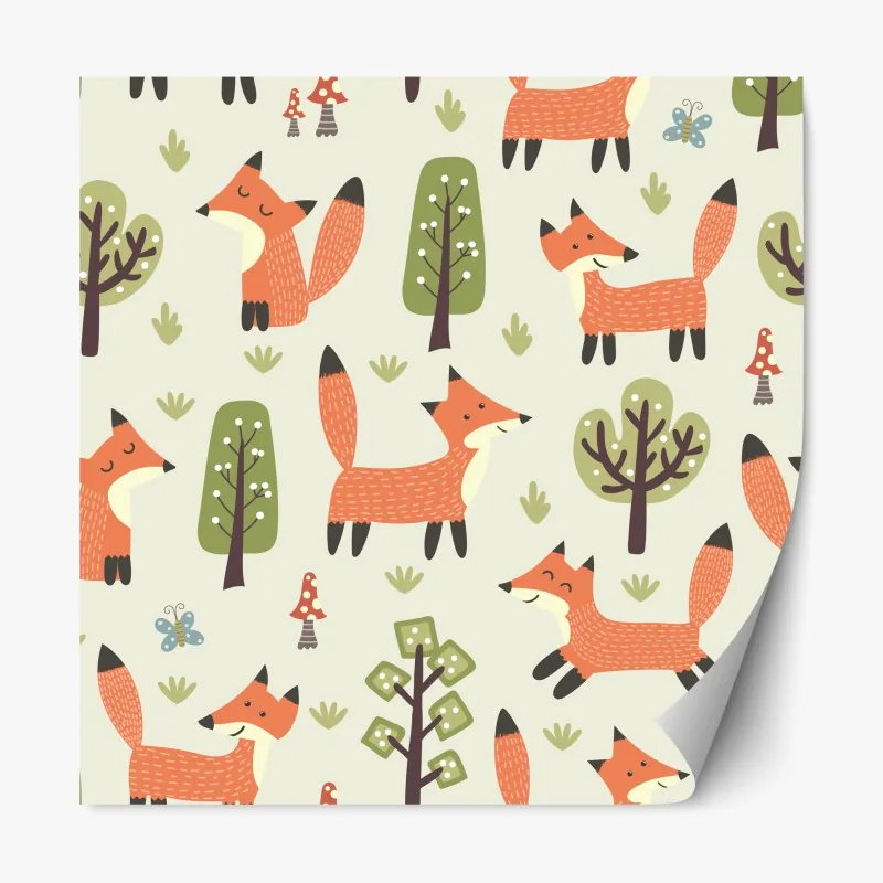 Naklejka repozycjonowalna japoński niebieski wzór seigaiha – Wallissimo®