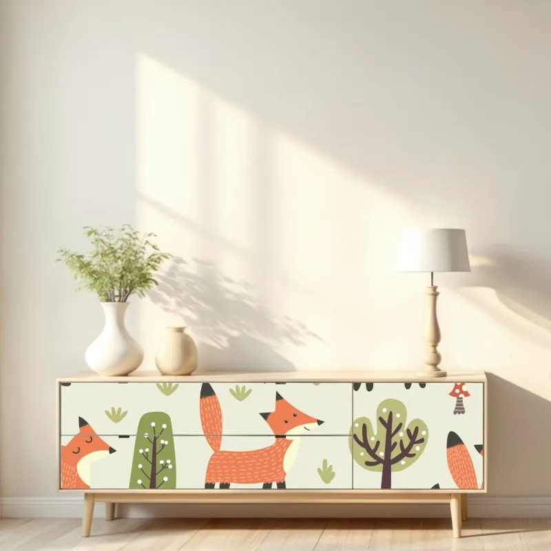 Naklejka repozycjonowalna japoński niebieski wzór seigaiha – Wallissimo®