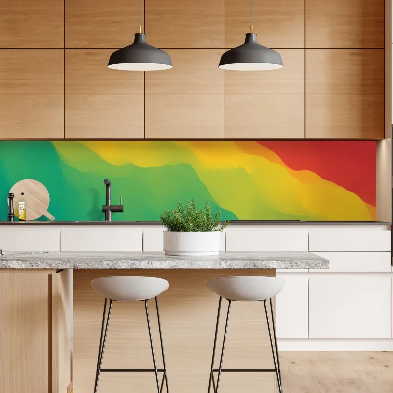 Naklejka repozycjonowalna majestatyczny zimowy krajobraz Karpat – Wallissimo®