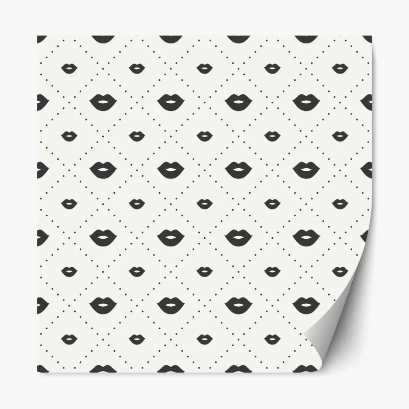 Naklejka repozycjonowalna tropikalny wzór z różowym flamingiem i różami – Wallissimo®