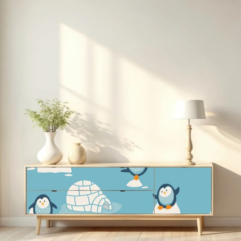 Naklejka repozycjonowalna kręta droga przez zielone wzgórza – Wallissimo®