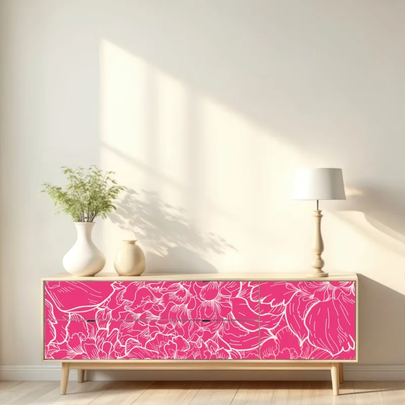 Naklejka repozycjonowalna odważne geometryczne linie – Wallissimo®