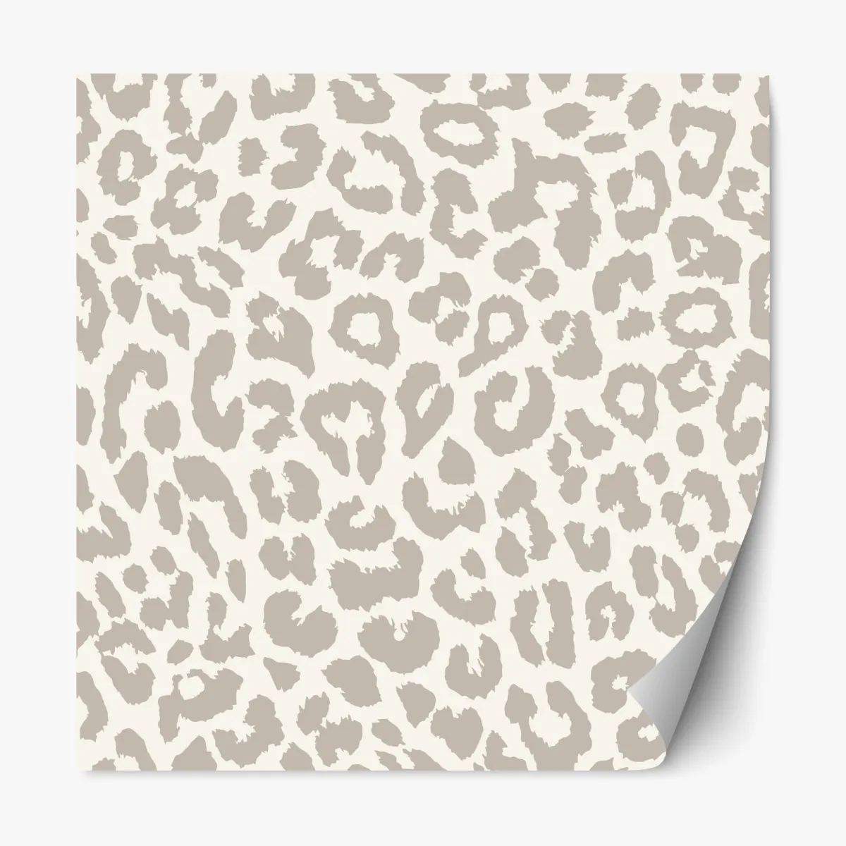 Naklejka repozycjonowalna neutralny beżowy wzór w panterkę – Wallissimo® Naklejka repozycjonowalna neutralny beżowy wzór w panterkę – Wallissimo®