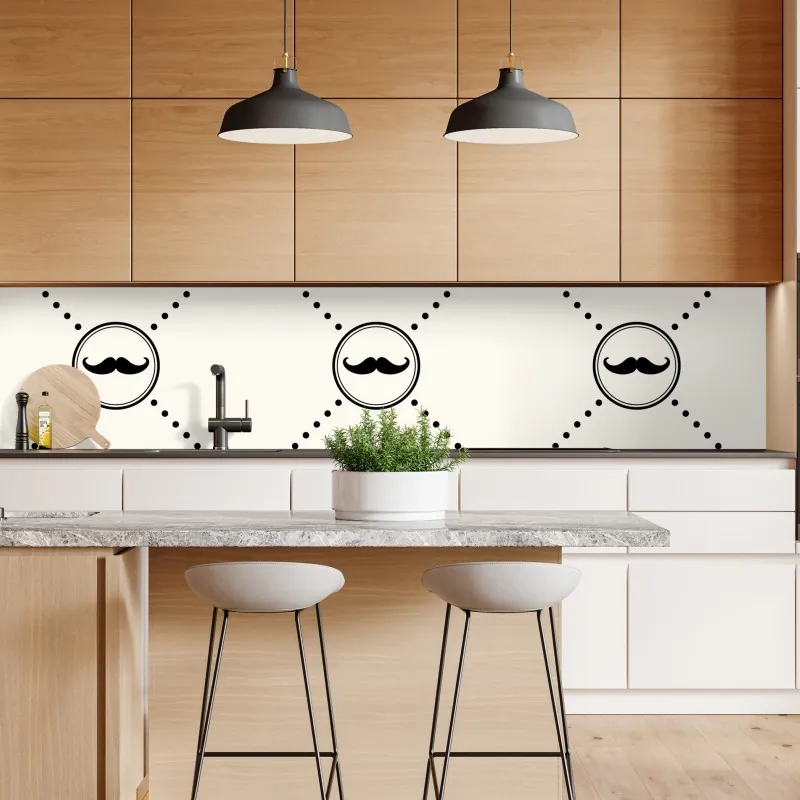 Naklejka repozycjonowalna elegancki szary wzór damasceński – Wallissimo®