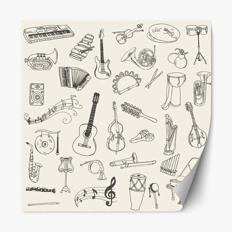 Naklejka repozycjonowalna tropikalne liście bananowca – Wallissimo®