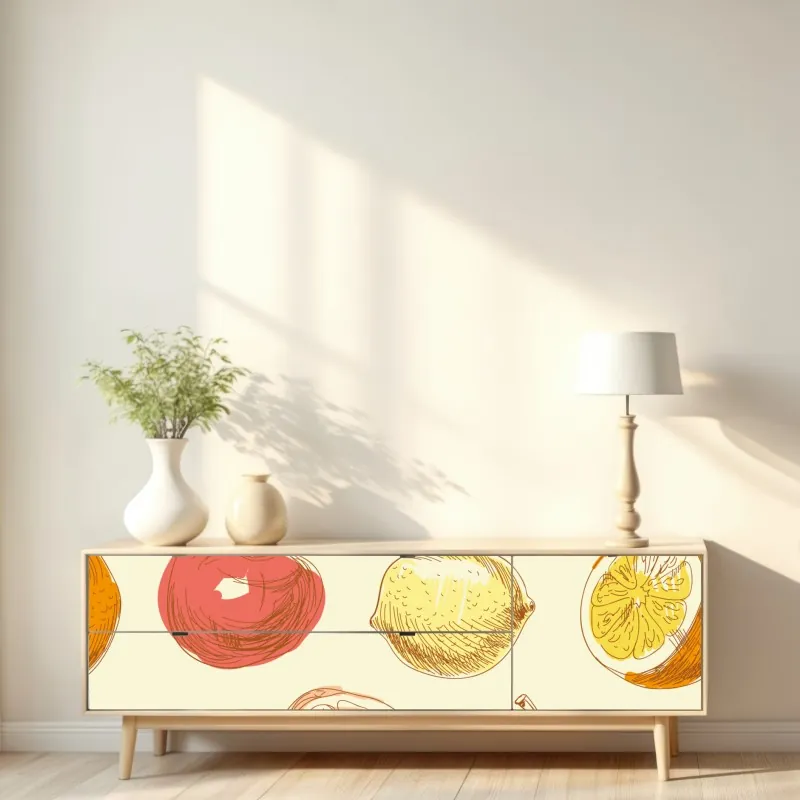 Naklejka repozycjonowalna delikatne chmury nad błękitnym niebem – Wallissimo®