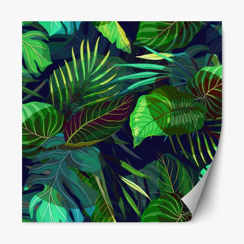 Naklejka repozycjonowalna złote odbicie dmuchawca – Wallissimo®