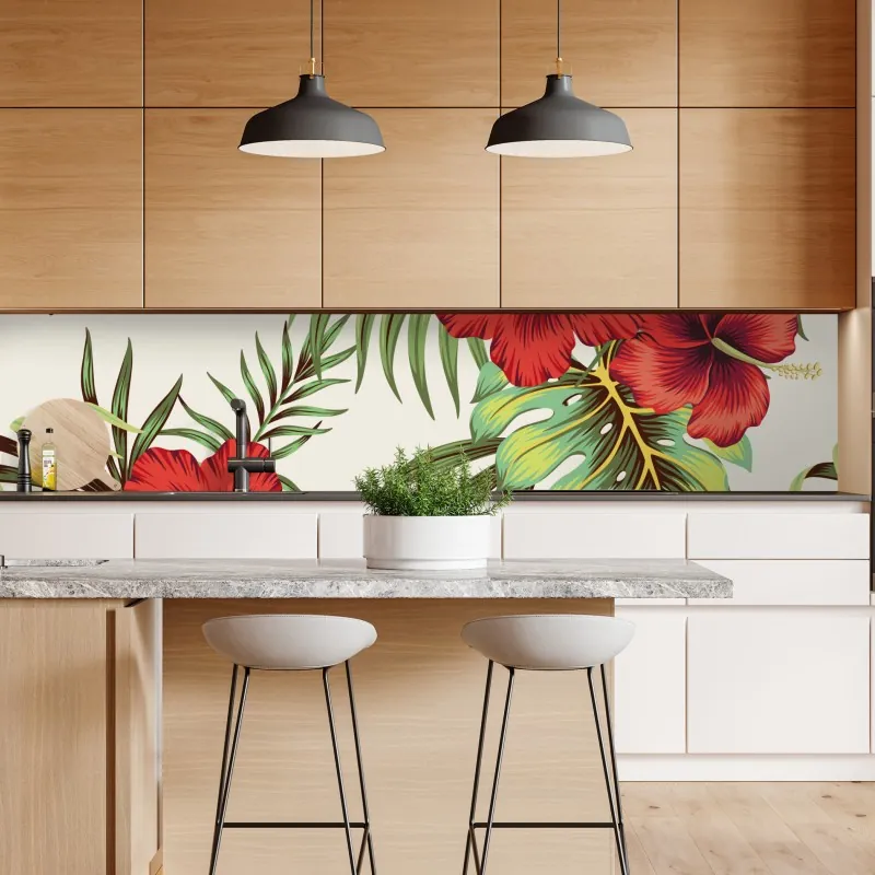 Naklejka repozycjonowalna żywy słonecznik na czarnym tle – Wallissimo®