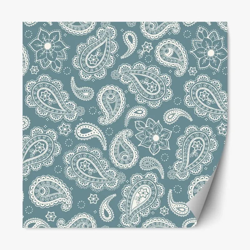 Naklejka repozycjonowalna wzór z różowymi flamingami – Wallissimo®