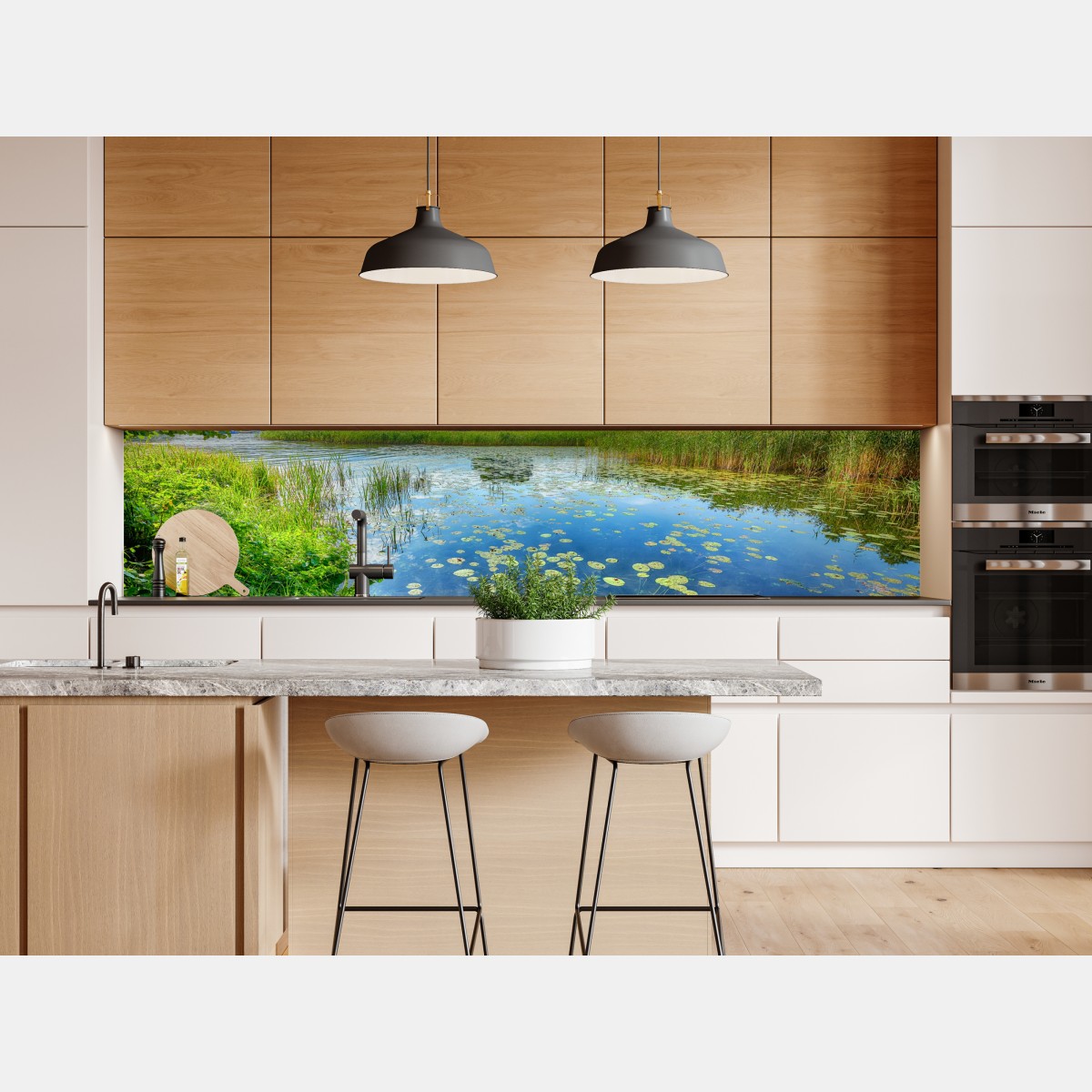 Naklejka repozycjonowalna lato nad jeziorem w Mazurach – Wallissimo® Naklejka repozycjonowalna lato nad jeziorem w Mazurach – Wallissimo®