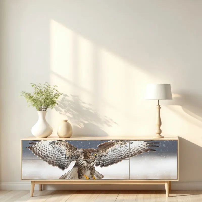 Naklejka repozycjonowalna spokojna ścieżka w bambusowym lesie – Wallissimo®