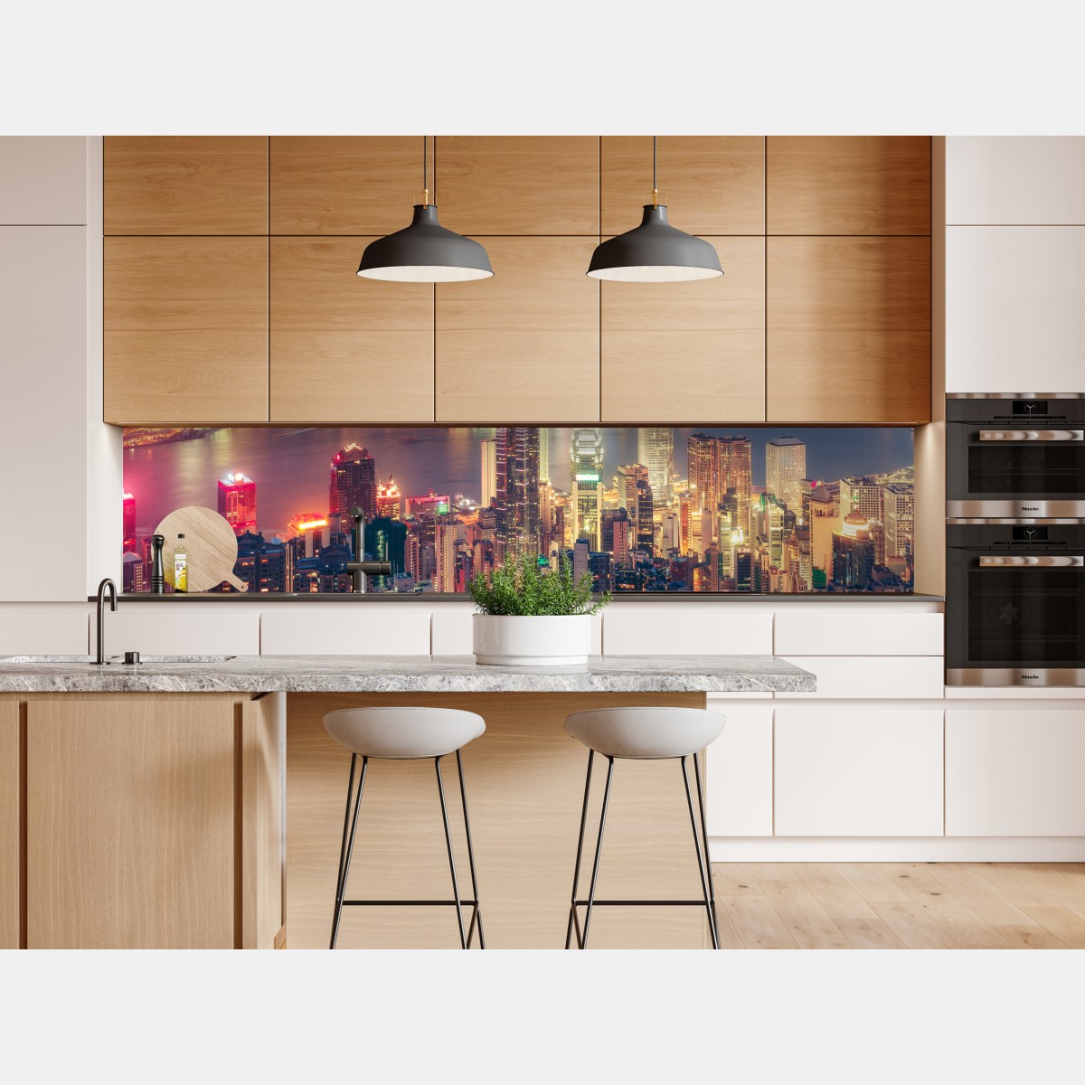 Naklejka repozycjonowalna Hongkong nocny widok ze szczytu Victoria Peak – Wallissimo® Naklejka repozycjonowalna Hongkong nocny widok ze szczytu Victoria Peak – Wallissimo®