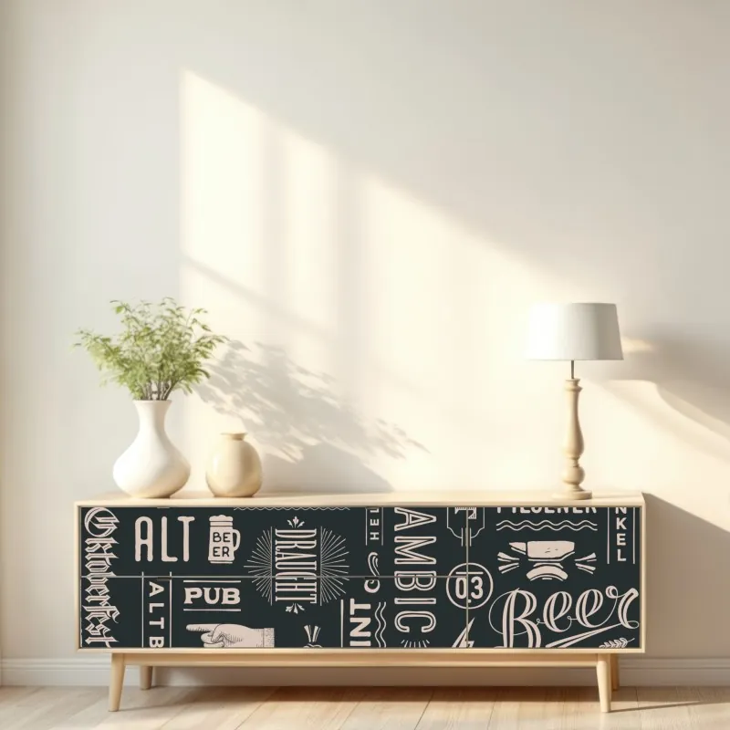 Naklejka repozycjonowalna delikatny akwarelowy wzór z liśćmi eukaliptusa – Wallissimo®